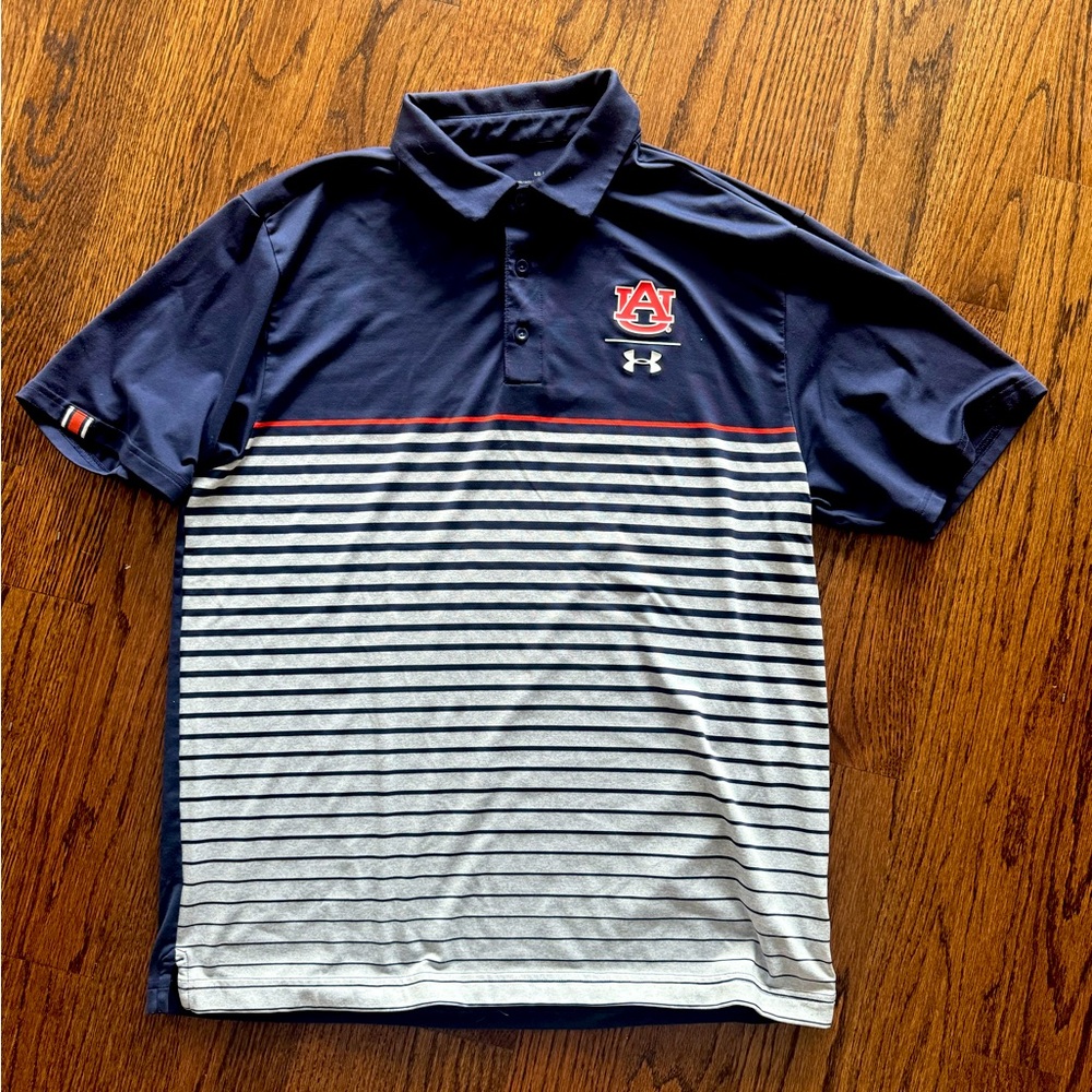 UNDER ARMOUR heat guard auburn polo